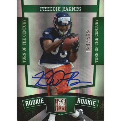 2010 Donruss Elite Turn of the Century Autographs #108 Freddie Barnes/499