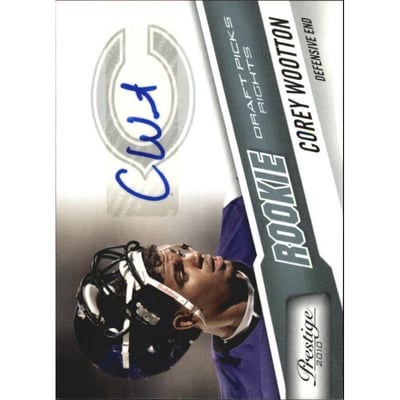 2010 Prestige Draft Picks Rights Autographs #224 Corey Wootton/799