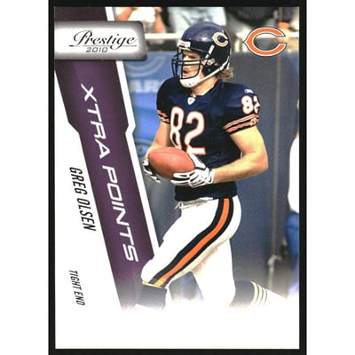 2010 Prestige Xtra Points Purple #36 Greg Olsen