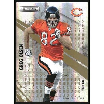 2010 Rookies and Stars Longevity Parallel Gold #24 Greg Olsen
