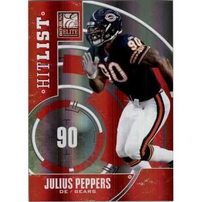 2011 Donruss Elite Hit List Red #16 Julius Peppers