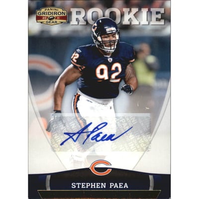 2011 Panini Gridiron Gear Autographs Gold #209 Stephen Paea/299
