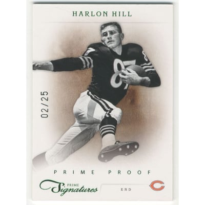 2011 Prime Signatures Prime Proof Green #73 Harlon Hill