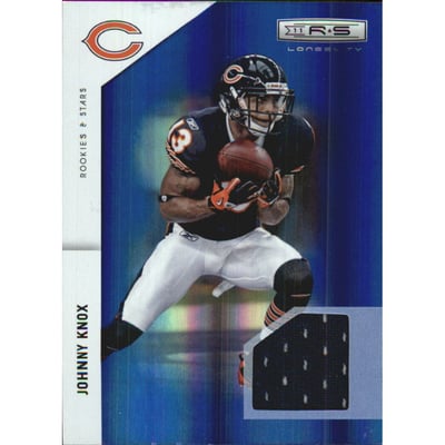 2011 Rookies and Stars Longevity Materials Sapphire #27 Johnny Knox/100