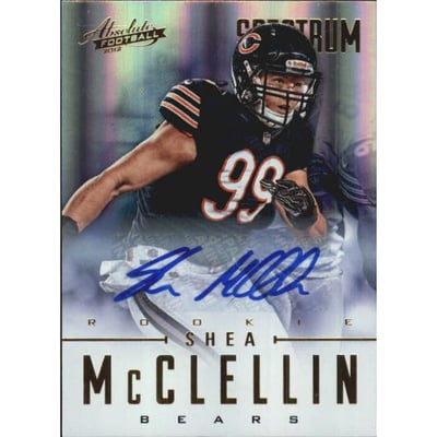 2012 Absolute Spectrum Gold Autographs #184 Shea McClellin/299