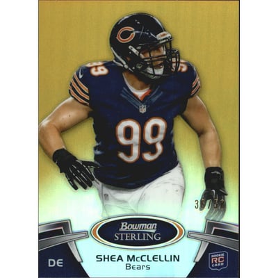 2012 Bowman Sterling Gold Refractors #26 Shea McClellin