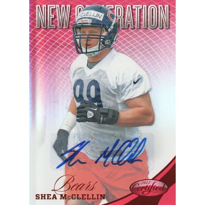 2012 Certified Mirror Red Signatures #303 Shea McClellin/350