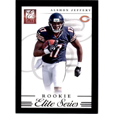 2012 Elite Series Rookies Black #15 Alshon Jeffery