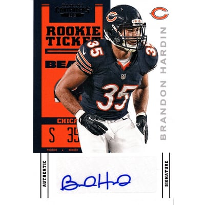 2012 Panini Contenders #108A Brandon Hardin AU RC