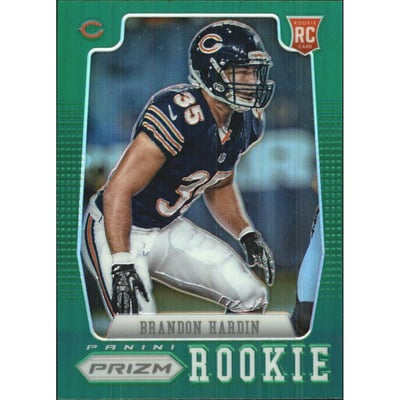 2012 Panini Prizm Prizms Green #244 Brandon Hardin