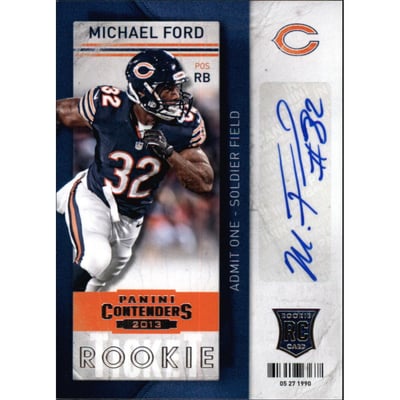 2013 Panini Contenders #198A Michael Ford AU RC