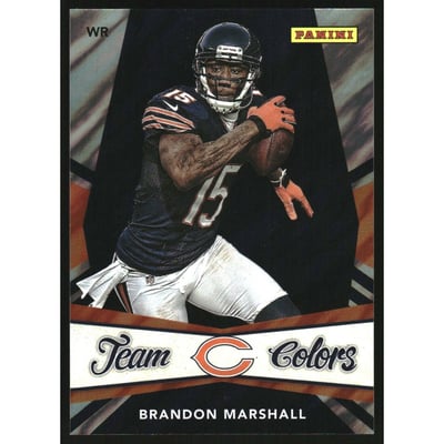 2013 Panini National Convention Team Colors Holo Lava Flow #5 Brandon Marshall
