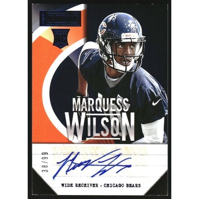 2013 Panini Playbook Blue #166 Marquess Wilson AU/99