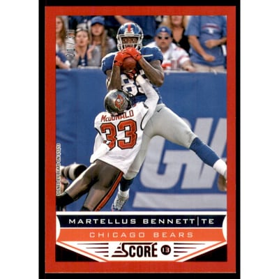 2013 Score Red Zone #38 Martellus Bennett