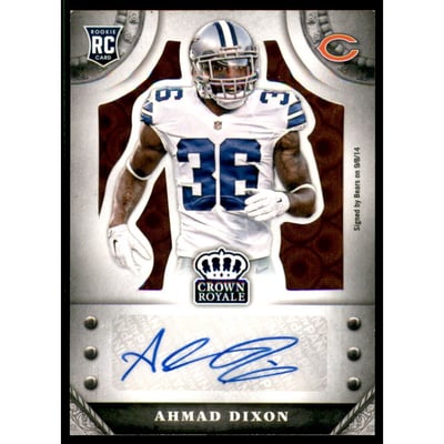 2014 Crown Royale Rookie Signatures Retail Bronze Pyramid #SAD Ahmad Dixon/75