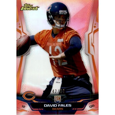 2014 Finest Red Refractors #120 David Fales