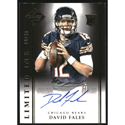2014 Limited INK Autographs #12 David Fales/35