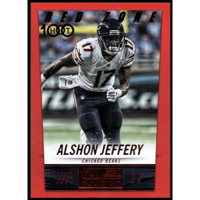 2014 Panini Hot Rookies Red Zone #260 Alshon Jeffery H100
