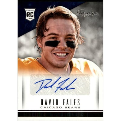 2014 Prestige Rookie Autographs #227 David Fales