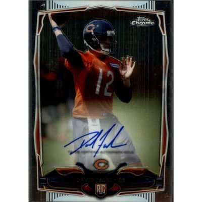 2014 Topps Chrome Rookie Autographs #168 David Fales
