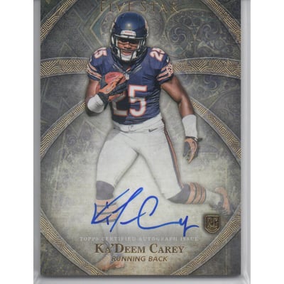 2014 Topps Five Star Autographs #FSAKC Ka'Deem Carey
