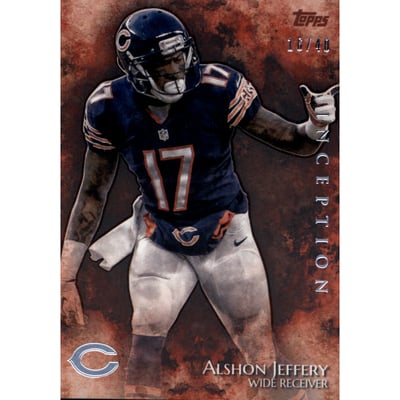 2014 Topps Inception Red #105 Alshon Jeffery