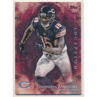 2014 Topps Inception Red #18 Brandon Marshall