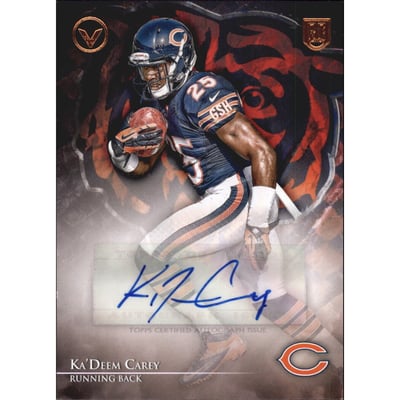 2014 Topps Valor Autographs #VAKC Ka'Deem Carey