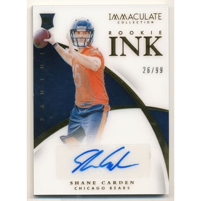 2015 Immaculate Collection Rookie Ink #29 Shane Carden/99