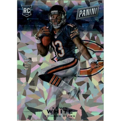2015 Panini Black Friday Cracked Ice #38 Kevin White