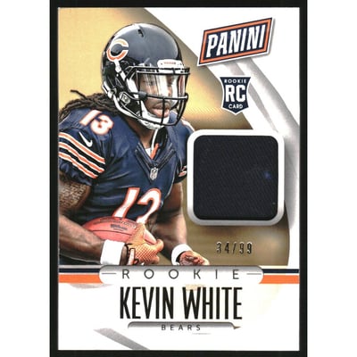 2015 Panini National Convention #55A Kevin White JSY/99 FB