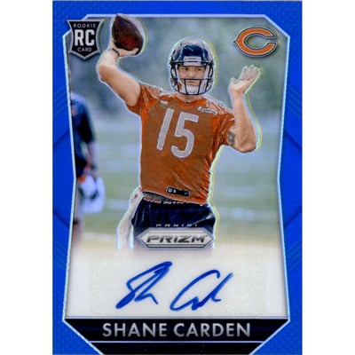 2015 Panini Prizm Rookie Autographs Prizms Blue #RSSC Shane Carden/199