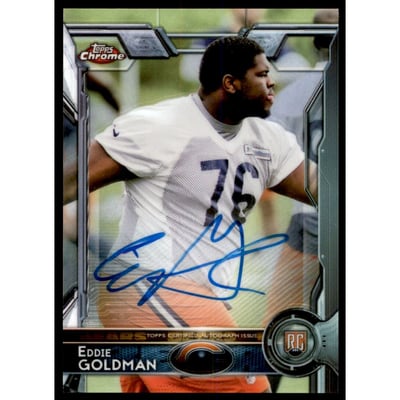2015 Topps Chrome Rookie Autographs #160 Eddie Goldman