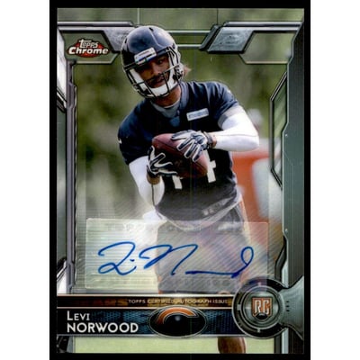 2015 Topps Chrome Rookie Autographs #189 Levi Norwood