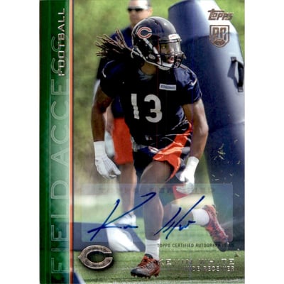 2015 Topps Field Access Autographs Green #85 Kevin White