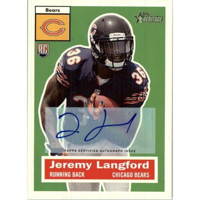 2015 Topps Heritage Autographs #28 Jeremy Langford