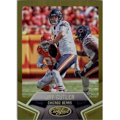2016 Certified Mirror Gold #20 Jay Cutler