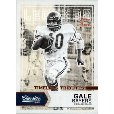 2016 Classics Timeless Tributes Bronze #194 Gale Sayers