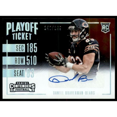 2016 Panini Contenders Playoff Ticket #283 Daniel Braverman AU/199