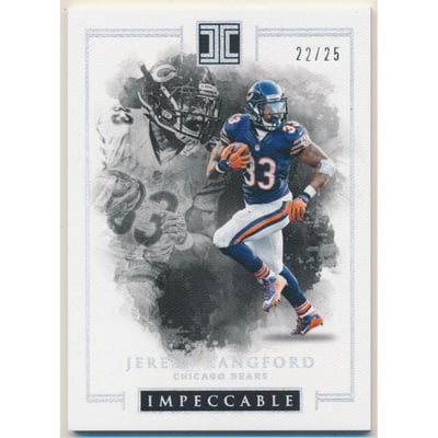 2016 Panini Impeccable Silver #20 Jeremy Langford