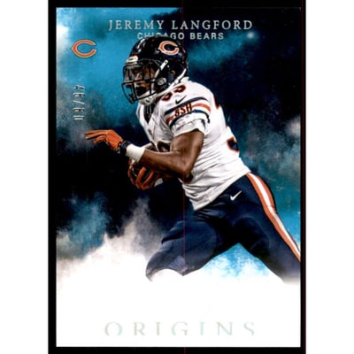 2016 Panini Origins Turquoise #64 Jeremy Langford