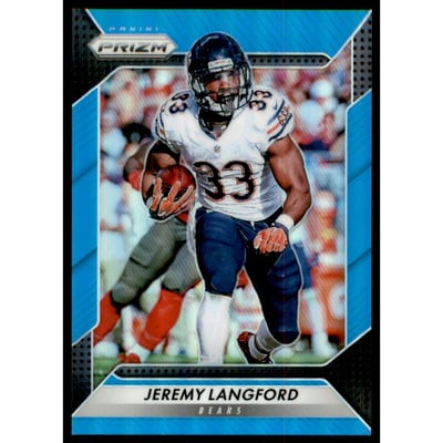 2016 Panini Prizm Prizms Light Blue #177 Jeremy Langford