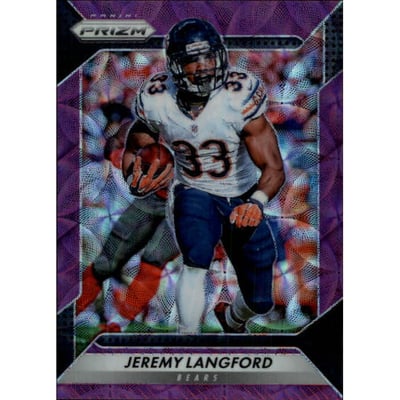 2016 Panini Prizm Prizms Purple Scope #177 Jeremy Langford