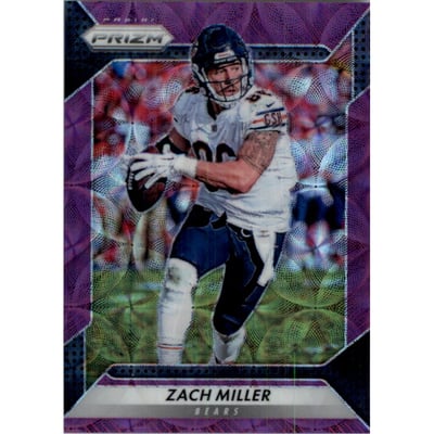 2016 Panini Prizm Prizms Purple Scope #19 Zach Miller