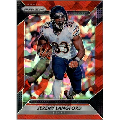 2016 Panini Prizm Prizms Red Crystals #177 Jeremy Langford