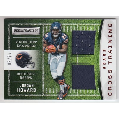 2016 Rookies and Stars Cross Training Jerseys #4 Jordan Howard