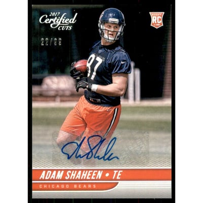 2017 Certified Cuts Rookie Scripts Silver #192 Adam Shaheen