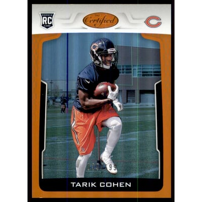 2017 Certified Mirror Orange #145 Tarik Cohen