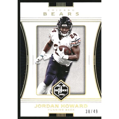 2017 Limited Gold Spotlight #52 Jordan Howard