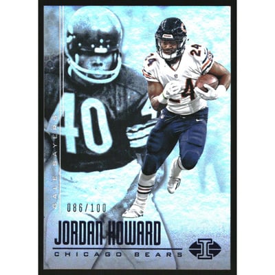 2017 Panini Illusions Blue #28 Jordan Howard/Gale Sayers